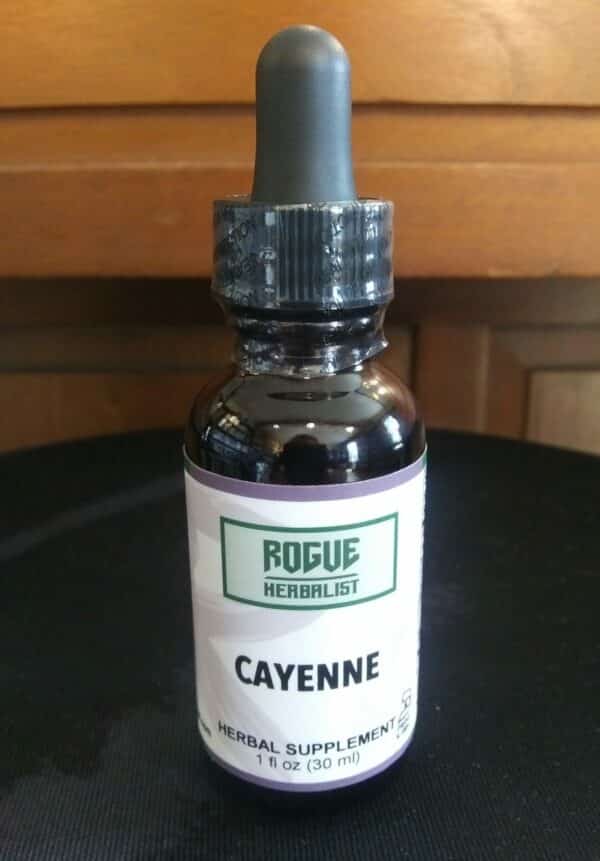 Cayenne tincture bottle