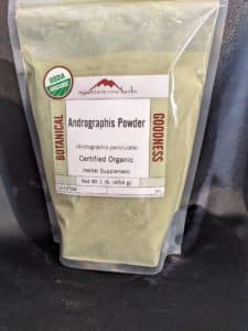 Bag of Andrographis powder