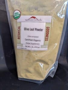Bag of Olive Leaf powder