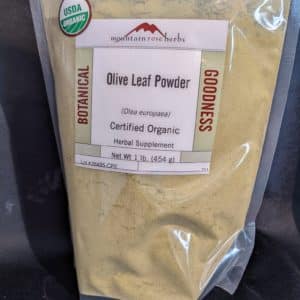 Bag of Olive Leaf powder