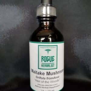 Maitake tincture bottle