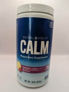 Calm Magnesium Powder 16oz Raspberry Lemon Flavor