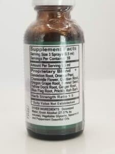 digestive bitters mint side