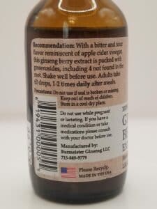 ginseng berry extract directions