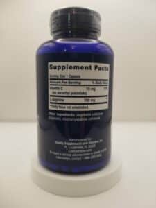 L-Arginine supp facts