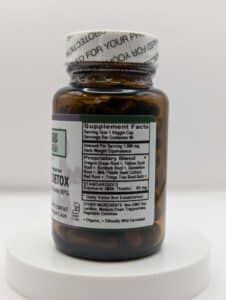 Liver Detox liquid caps side