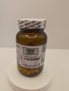 L-Theanine 200mg Capsules – Calm Focus and Stress Support Supplement 90 Count