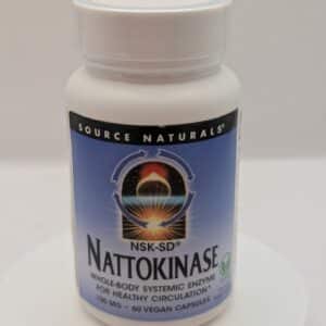 Source Naturals Nattokinase Capsules – 2,000 FU NSK-SD Enzyme 60 Count