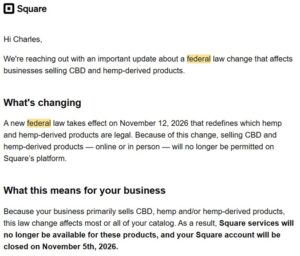 Square email